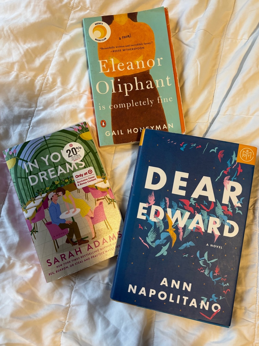Bundle of 3 trending fiction books - novels hardback